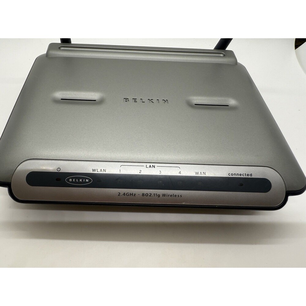 Belkin F5D7231-4 125 Mbps 4-Port 10/100 Wireless G Router Tested W/Cables - Picture 3 of 7